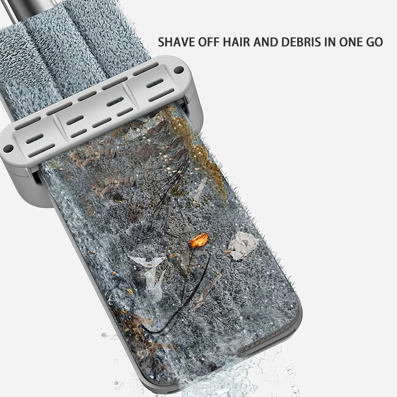 

Flat Squeeze Mop Hands Free Washing Mops For Floor House Cleaning Mops Cleaner Household Cleaning Automatic Dehydration
