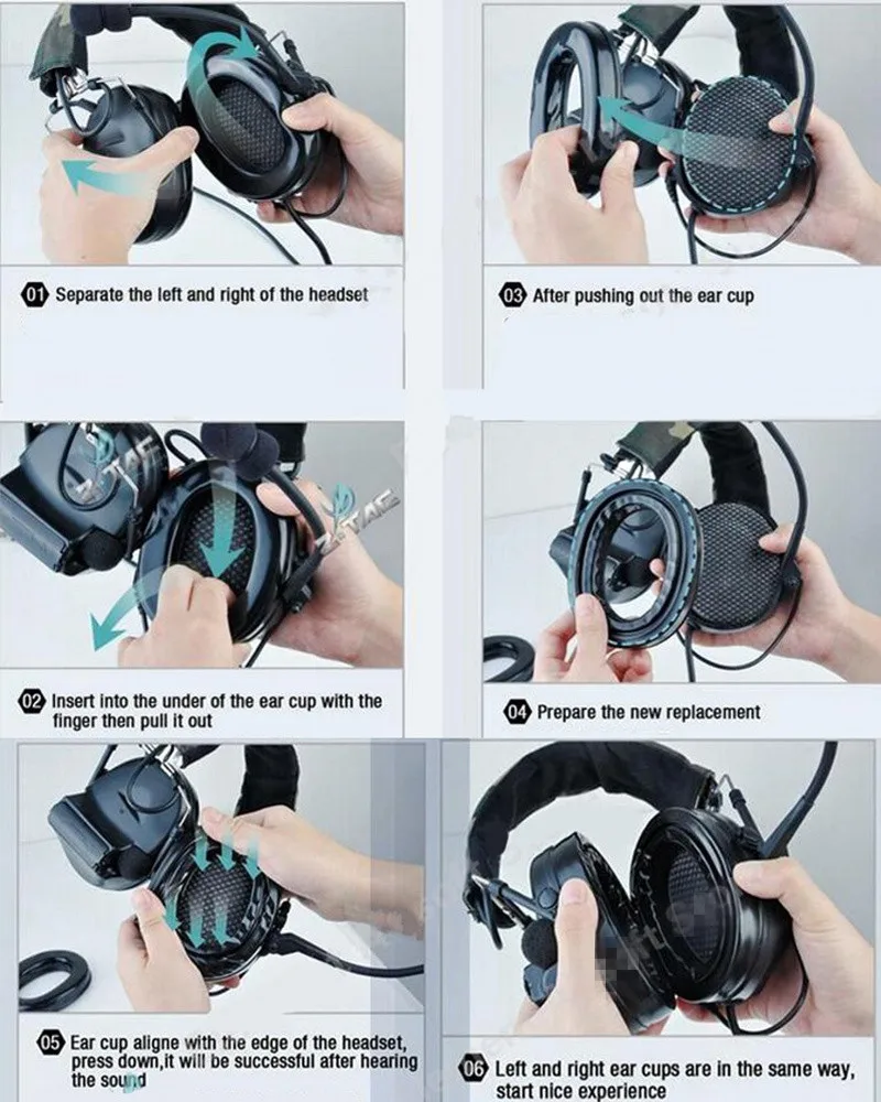 

Z Tactical Peltor Silicone Earmuff Fit Comtac Series Headset Hill-Peaks Gel Sealing Rings For Tactical Headphones Z041 Z054