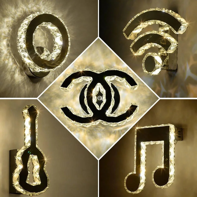 Винтажный хрустальный светильник luminaria в форме гусиной шеи стеклянный шар