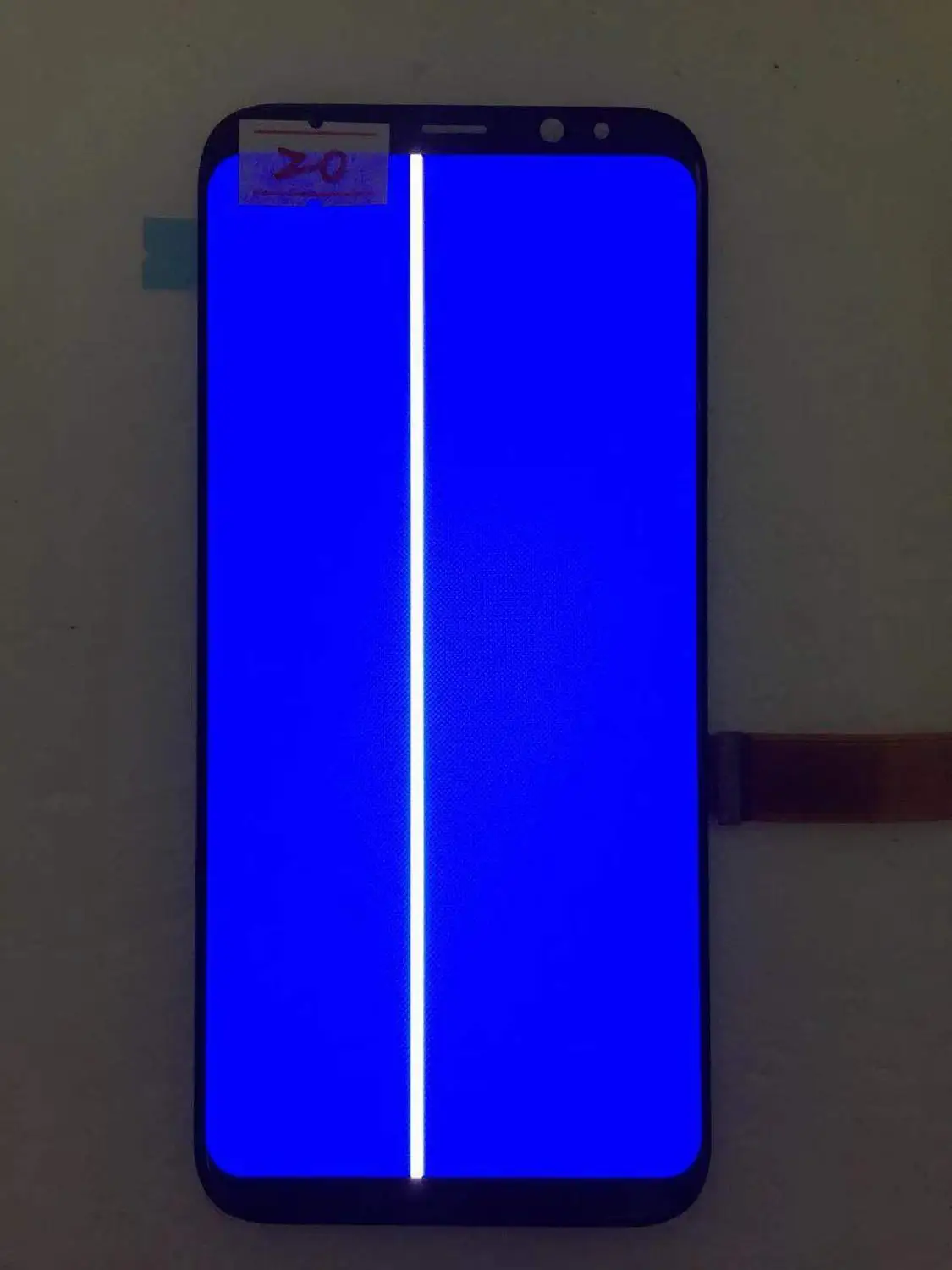 NO.20 AMOLED с линией для samsung Galaxy S8 PLUS G955A G955U G955F ЖК-дисплей кодирующий преобразователь сенсорного экрана в сборе - Цвет: NO.20