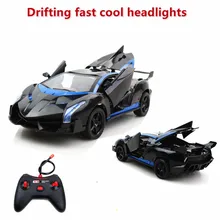 1:18 One-key Three-door Remote Control Car Toys for Children Car Model Electric Wireless Remote Cont