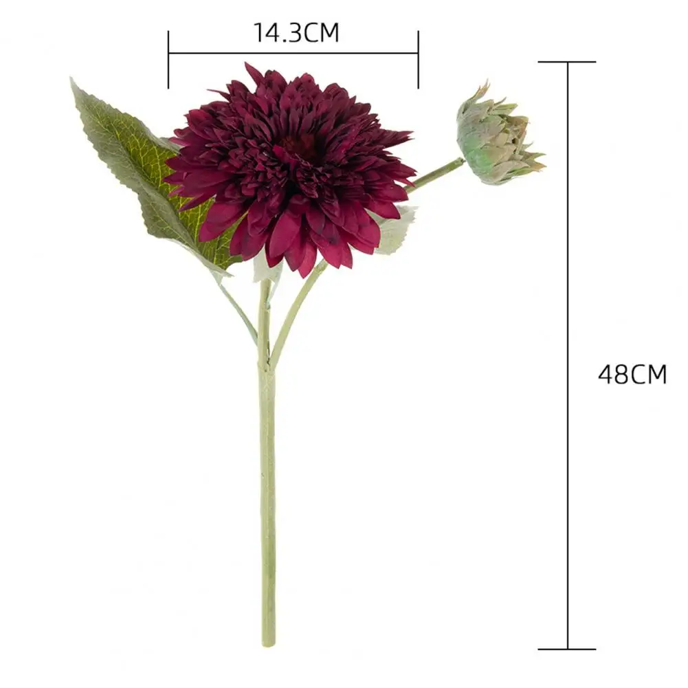 

Fake Sunflower Bouquet Faux Silk Flower Onamental Home Decor Table Counterpiece Artificial for Party Home Office