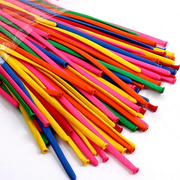 

Balloon Strip Magic Balloon Rubber Balloons Marriage House Decorative Decoration Wedding Long Balloon 100 Pieces-