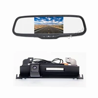 vardsafe vs234c car handle reverse backup parking camera clip on mirror monitor for nissan tiida 2008