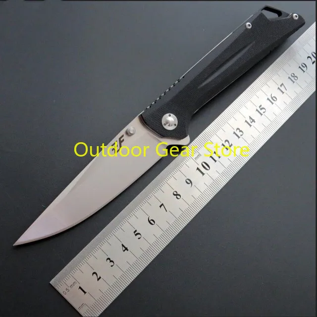 Складной нож EF35 со стальным шарикоподшипником карманный клинок D2 лезвие G10 ручка