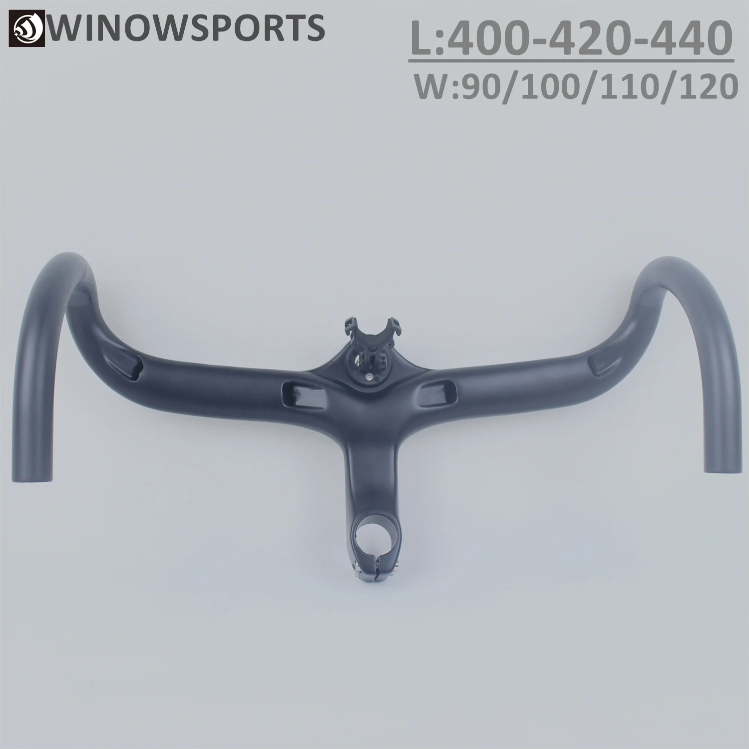 Winowsports Bat Di2 углеродный дорожный велосипед 5D Интегрированный руль со стержнем