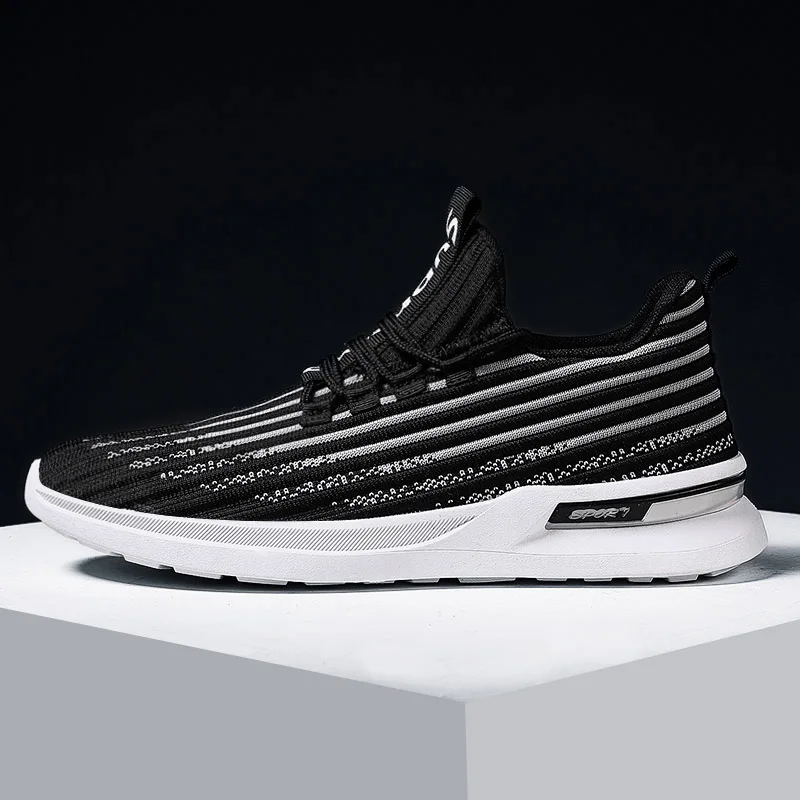 

Lightweight Breathable Shoes Men's Spring New Style Unisex Shoes Fly Woven Sneakers Shoes Trend Casual Shoes Men's Sporty Shoes