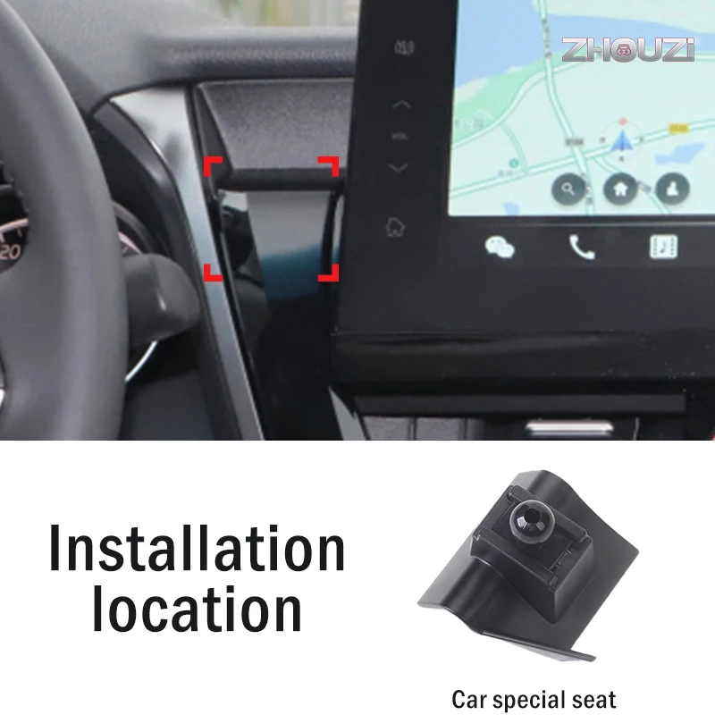 car mobile phone holder stand gps stand navigation gravity bracket for toyota camry 2021 car accessories free global shipping