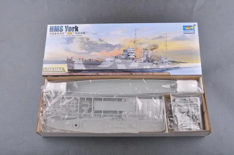 Трубач 05351 1/350 ТМ-Йорк тяжелый крейсерская модель комплект | Игрушки и хобби