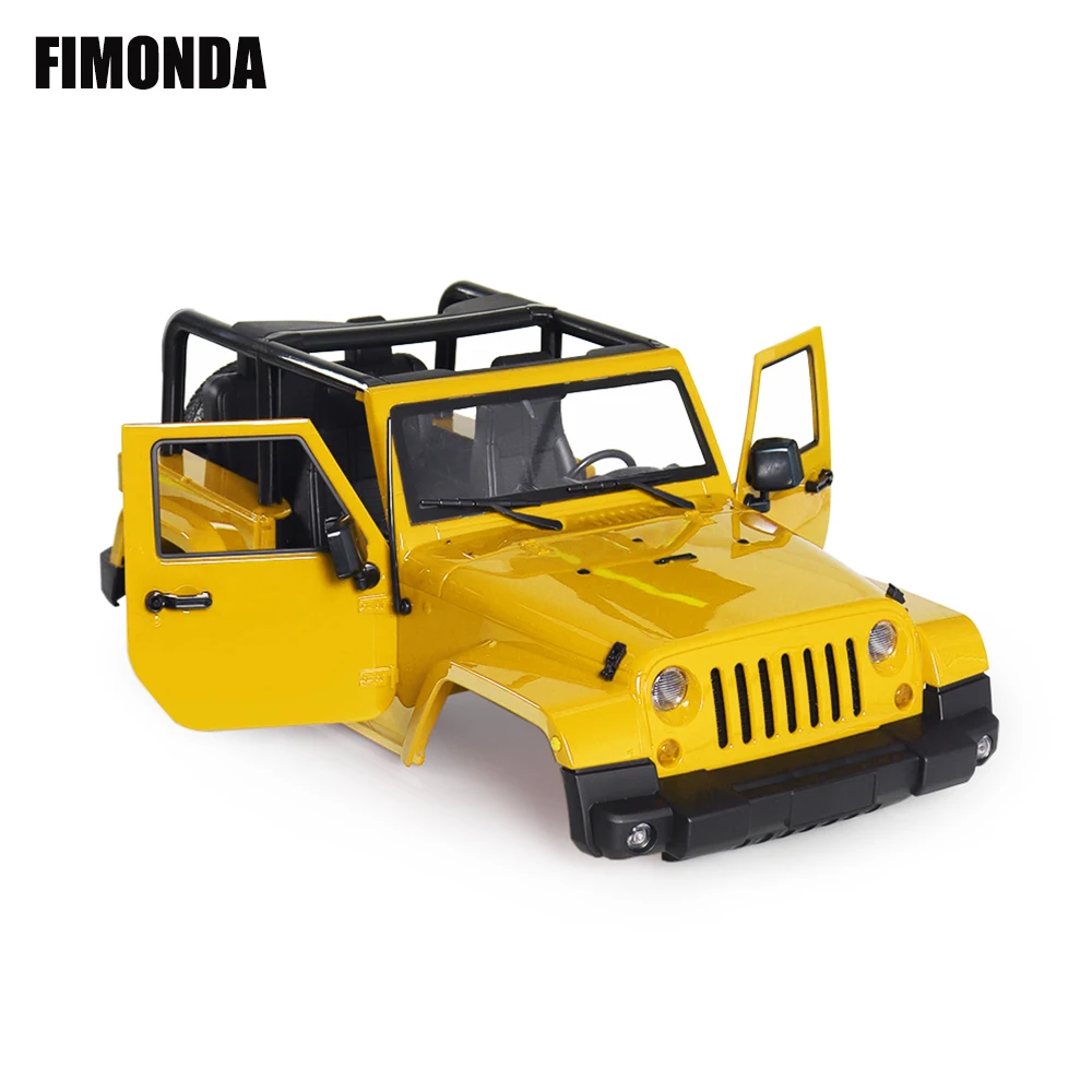 Жесткий пластиковый корпус для радиоуправляемого автомобиля открывающийся Jeep