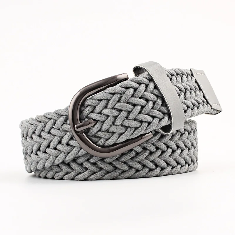 Ремень широкий с металлической пряжкой для мужчин и женщин Модный повседневный