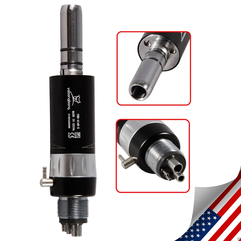 

10 Sets Dental Contra Angle Handpiece + Air Motor 4H Slow Low Speed fit NSK