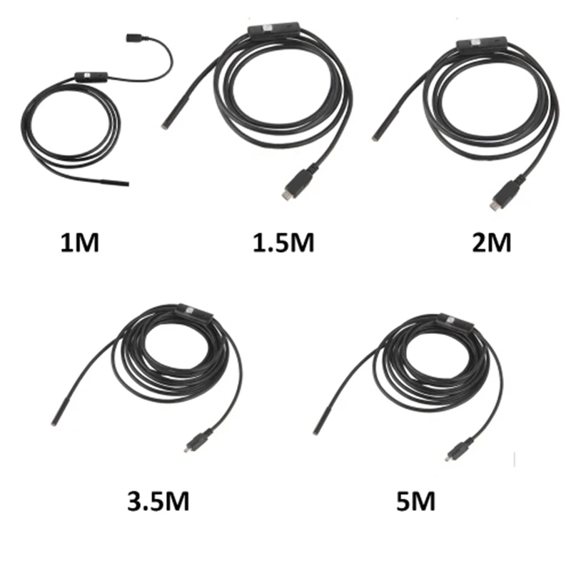 

Phone Endoscope 5.5Mm Cable 640x480 HD USB Waterproof Endoscope Inspection Borescope Camera for Android Mobile Phone PC