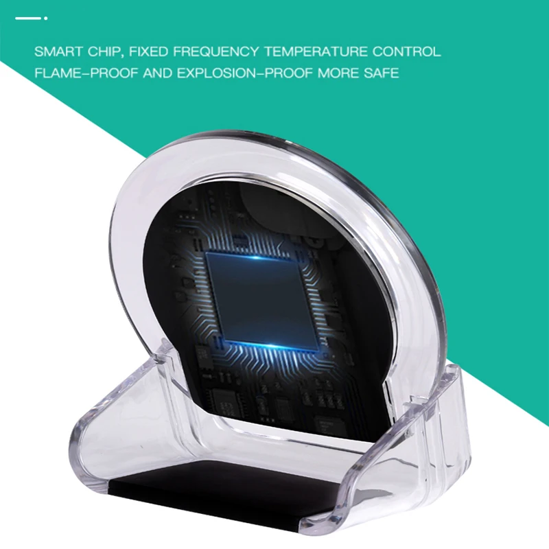 

15W Fast Wireless Charger Stand, Qi-Certified Fast Wireless Charging Pad, 3-way Use Chargers Compatible with iPhone Galaxy LG