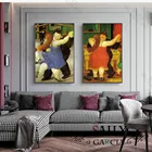 Абстрактные забавные картины на холсте с изображением танцора Фернандо Ботеро фото и принты скандинавские настенные картины декор
