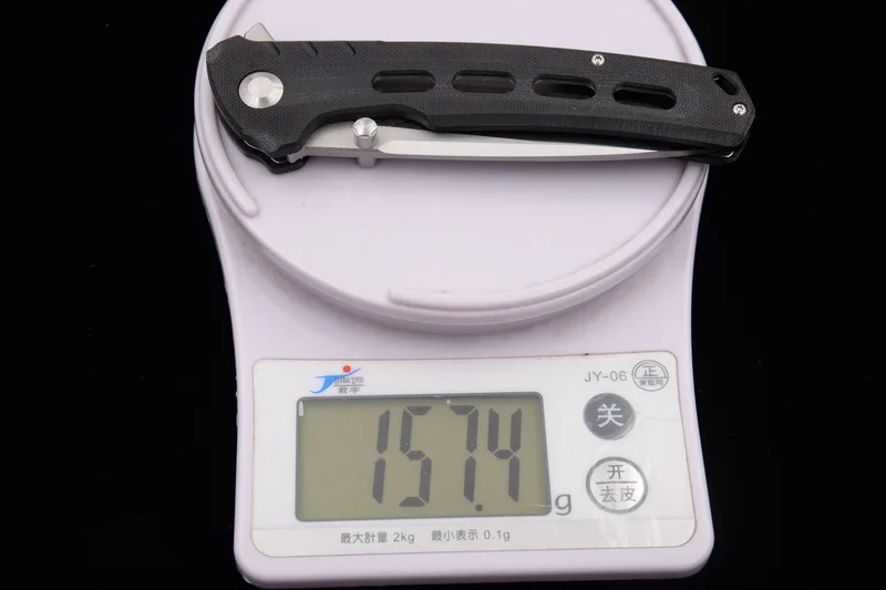 

Eafengrow New 1981 ball bearing Folding D2 Steel G10 handle Camping Hunting Survival Outdoor EDC Tool Utility Kitchen Knife