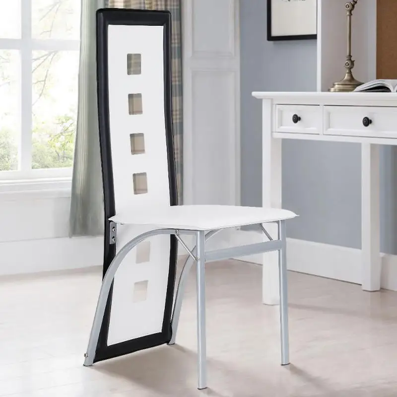 

2PCS Modern Light Luxury Dining Chair Dining Table Chair Modern Simple Family Dining Room Fashion Back Creative Chair Restaurant