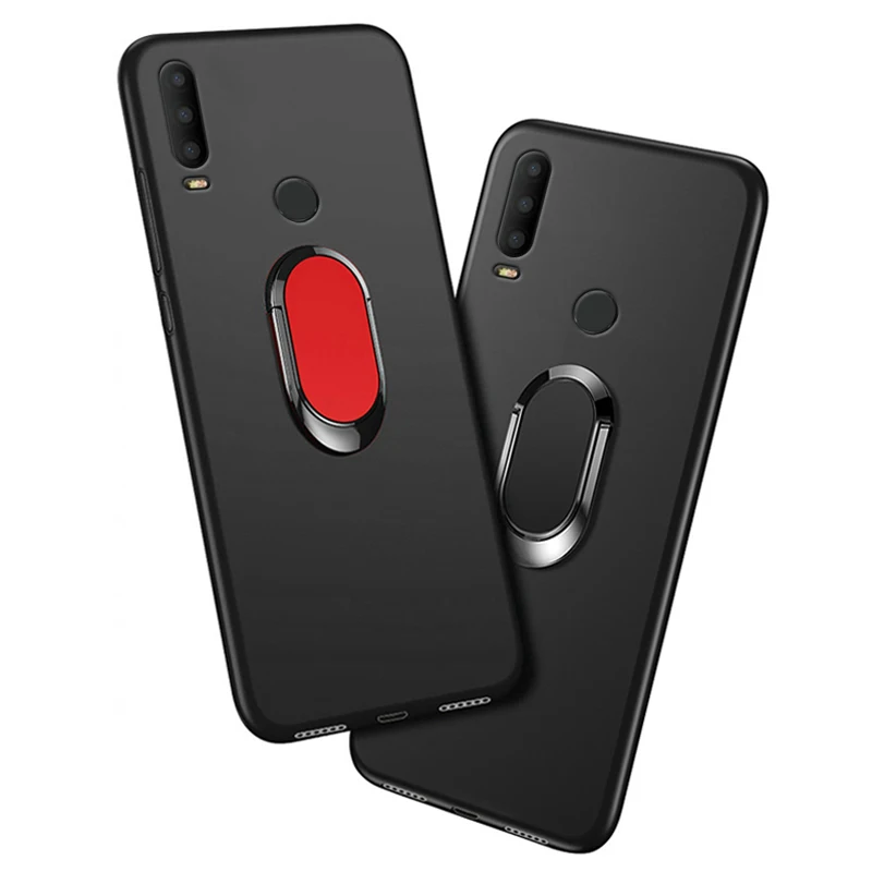 Чехол Alcatel 3X 2019 роскошный 5048U 5048Y 6 52 дюймовый Мягкий Черный силиконовый магнитный