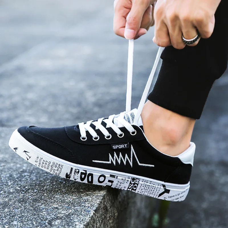 Мужская повседневная обувь оксфорды весна/осень новые модные кроссовки холщовая