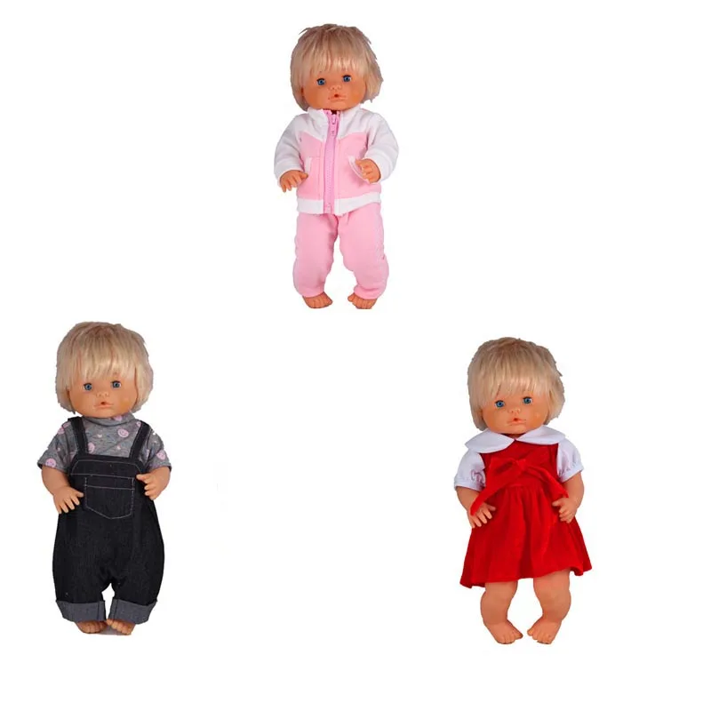 3 шт./лот теплая одежда подходит 42 см Nenuco кукла Nenuco y su Hermanita кукла аксессуары - Цвет: 3 pcs mixed 01