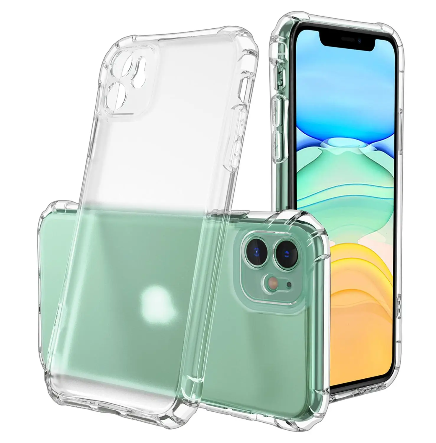 Защитный Чехол Air Armor для iPhone 11 ударопрочный устойчивый к царапинам военный класс