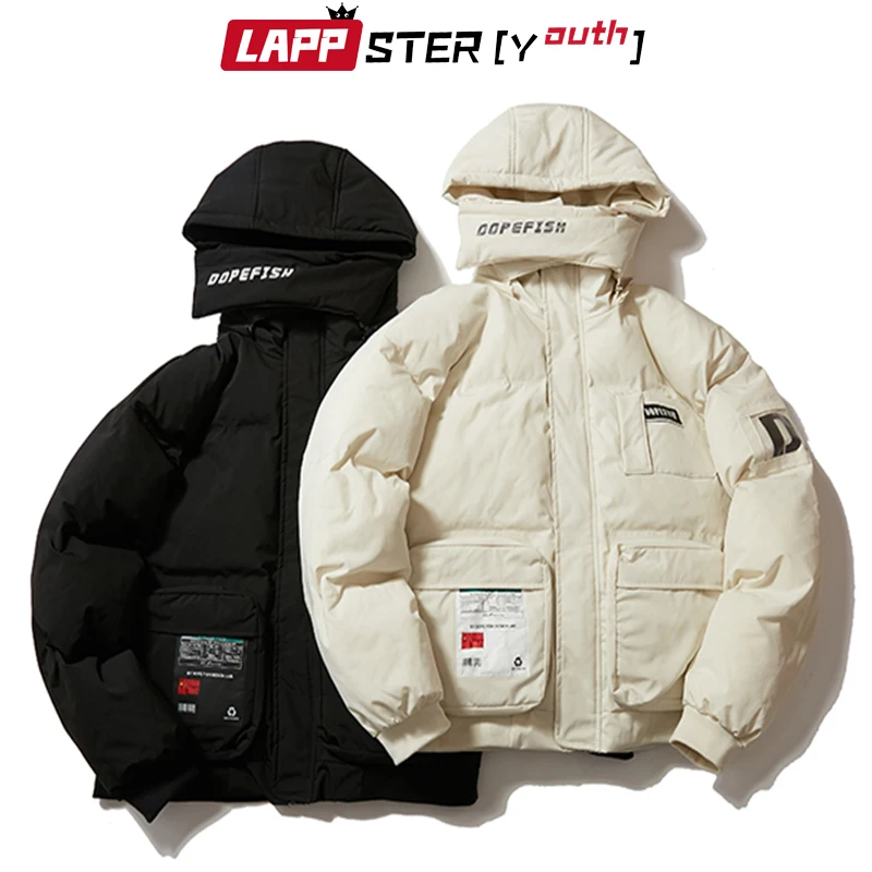 LAPPSTER Youth мужская Японская уличная одежда зимние куртки 2020 мужские хип хоп пальто