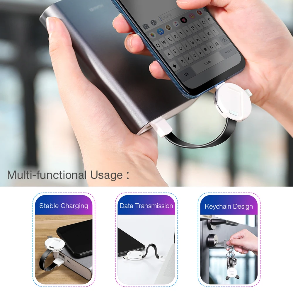 Moucit Новый 3 в 1 Micro Usb Tyep C кабель Шнур для iphone зарядное устройство Зарядка данных