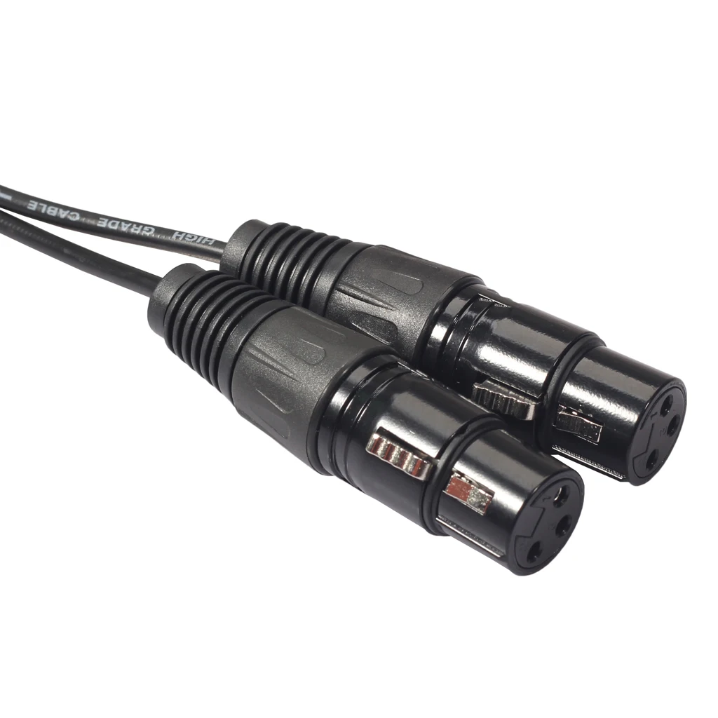 2RCA для 2XLR кабель (Heavy Duty) мужчина к Женский 3 Pin стерео аудио кабель-адаптер-5 футов |