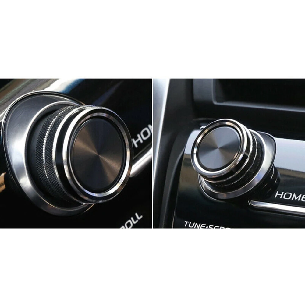 5pcs/set Car Interior Air Condition Audio Function Rear View Mirror Button Circle Trim For Toyota Camry 2018 | Автомобили и