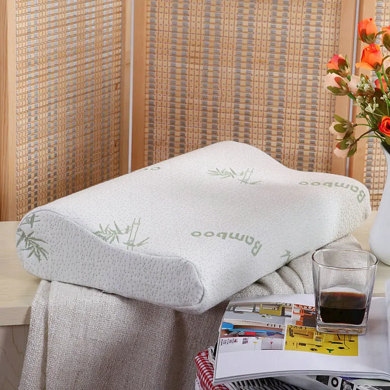 Подушка из бамбукового волокна с эффектом памяти дышащая ортопедическая мягкая