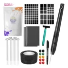 3D Ручная ручка и ручка для татуировки, ручка для ручного инструмента, профессиональный набор для самостоятельного тату-наклеек, иглы для картриджа, аксессуары, принадлежности для татуировки