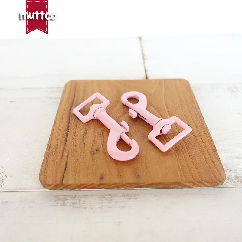 Металлическая розовая застежка для собак Kirsite крючок пряжка фурнитура 20 мм ленты