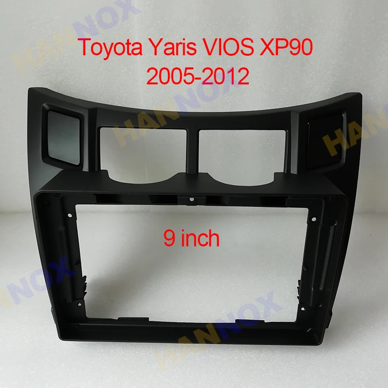 

9inch 2 din Android Stereo GPS Navigation Car Radio Frame For Toyota Yaris VIOS XP90 2005-2012