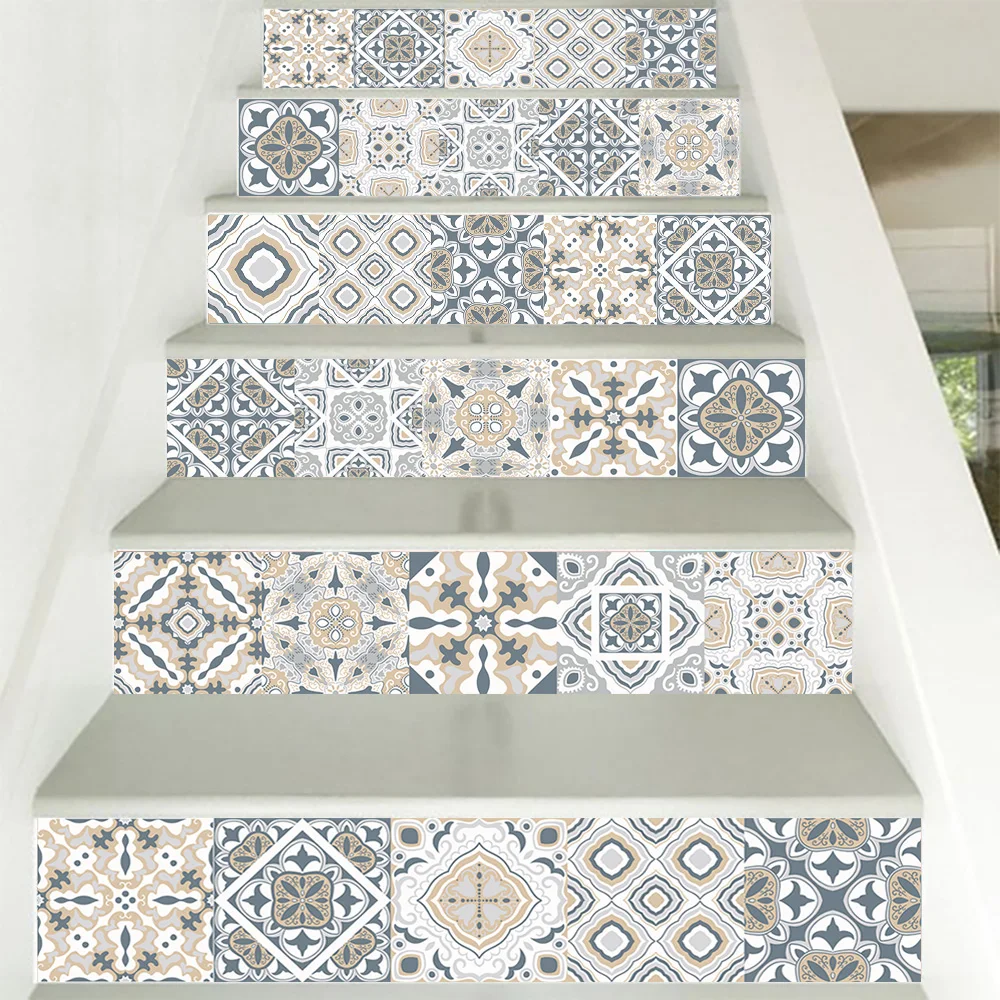 

Floor Wall Tile Sticker for Home Decoration Peel & Stick Self-adhesive Splashback Tile Decals for Living Room PVC Art Wallpaper