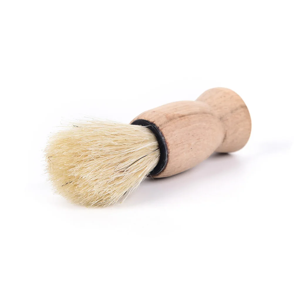 

1Pc Shaving Brush Professional Wood Handle Badger Hair Beard Shaving Brush for Men Gift Mustache Barber Tool