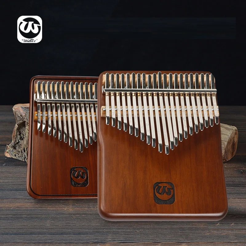 Walter.t Kalimba Xylophone 17/21 Keys Black walnut Mahogany vibraphone Musical instrument Portable keyboard Thumb piano Calimba