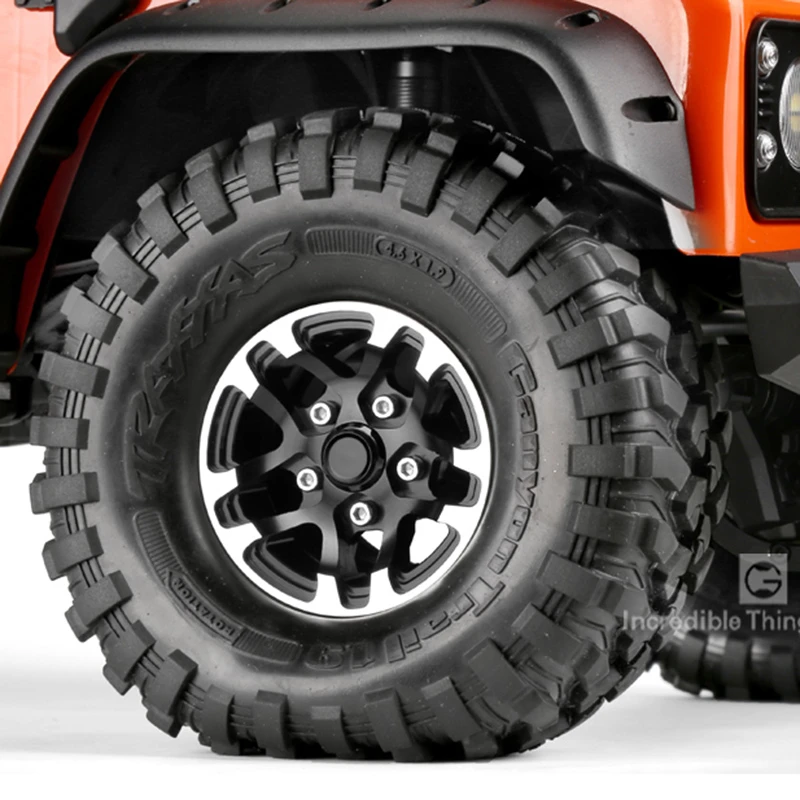 2 шт. 1 9 дюймовое металлическое бисером подшипник ступицы колеса для 1/10 RC