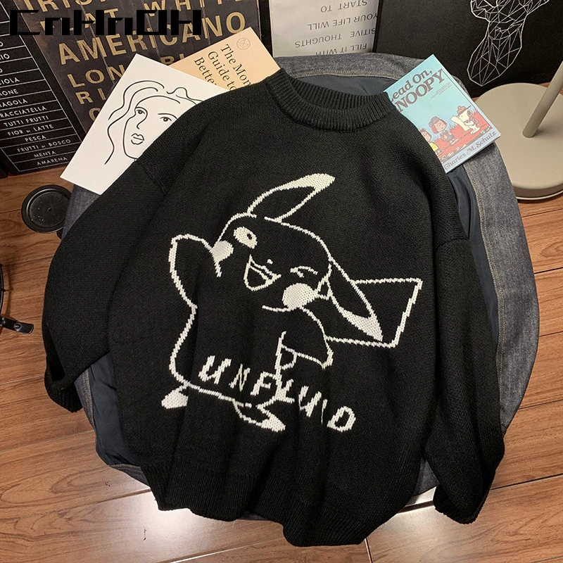 Новинка осенне-зимняя уличная одежда CnHnOH из грубой шерсти с длинным рукавом