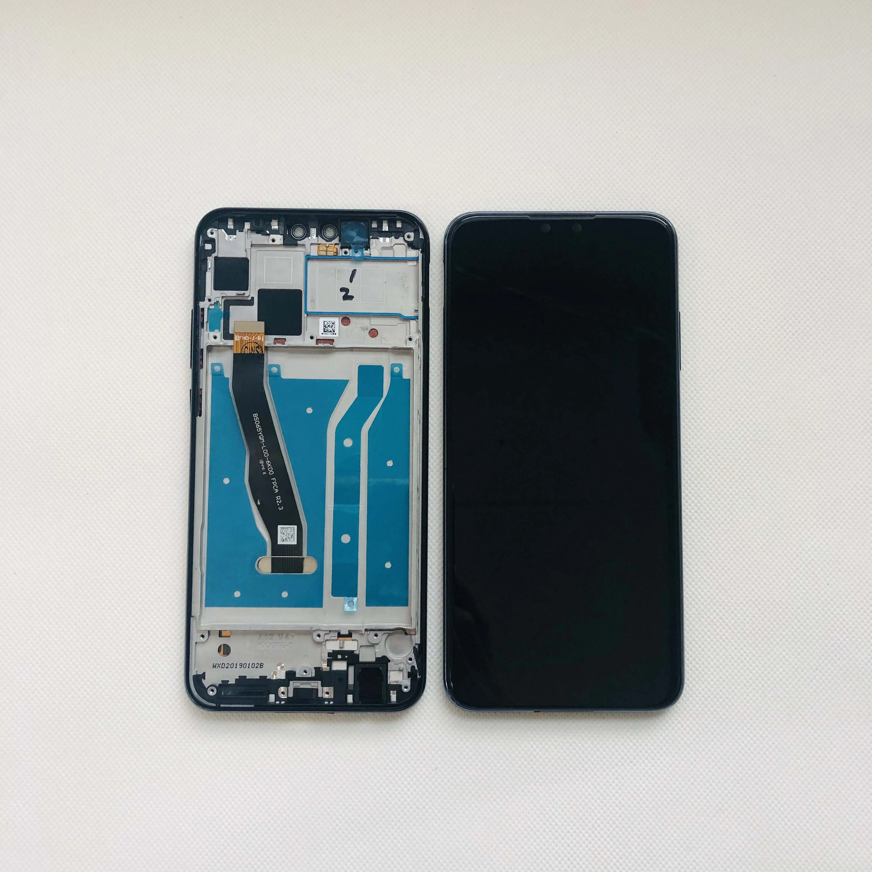 Оригинальный ЖК дисплей 2340*1080 10 касаний для HUAWEI Y9 2019 с рамкой экран дисплея