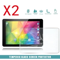 2pcs tablet tempered glass screen protector cover for goclever quantum 2 1010 mobile pro anti screen breakage tempered film