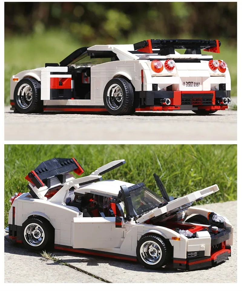 Форма King 13104, Креативная идея, серия Nismo Nissan GTR R35, совместимая техника, Moc-20518, блоки, кирпичи, игрушки, подарки для мальчика