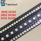 Подсветка светодиодная для телевизоров LG, 100, 2835, 3030, 3 в, 6 В, 1 Вт, 3 Вт, 50-3535 шт.