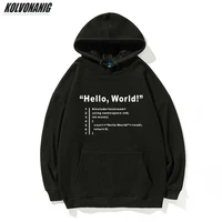 punk clothes for teenagers friends hello world geek team programmer print mens hoodies hip hop sweetshirts for men sweaters