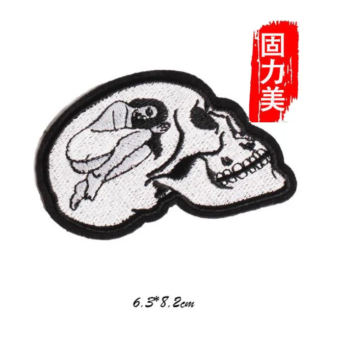 3 шт. красота с черепом чувствовать себя в любви глажка на патч | Дом и сад