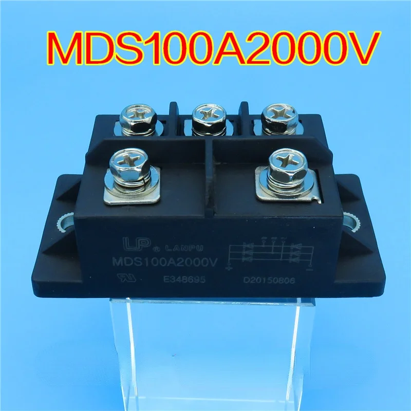 

Inverter Welding Machine Three-phase Rectifier Bridge MDS100A 2000V Three-phase Rectifier Bridge 100A Rectifier Module