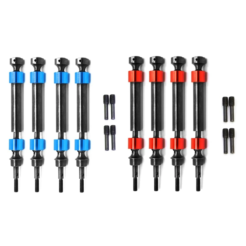 

2 комплекта, карданный вал из твердой стали для Traxxas 1/10 Maxx 4S 89076-4
