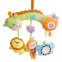baby toys owl bird cute cartoon animal stuff plush doll early educational rattle bed hanging stroller hanging gift
