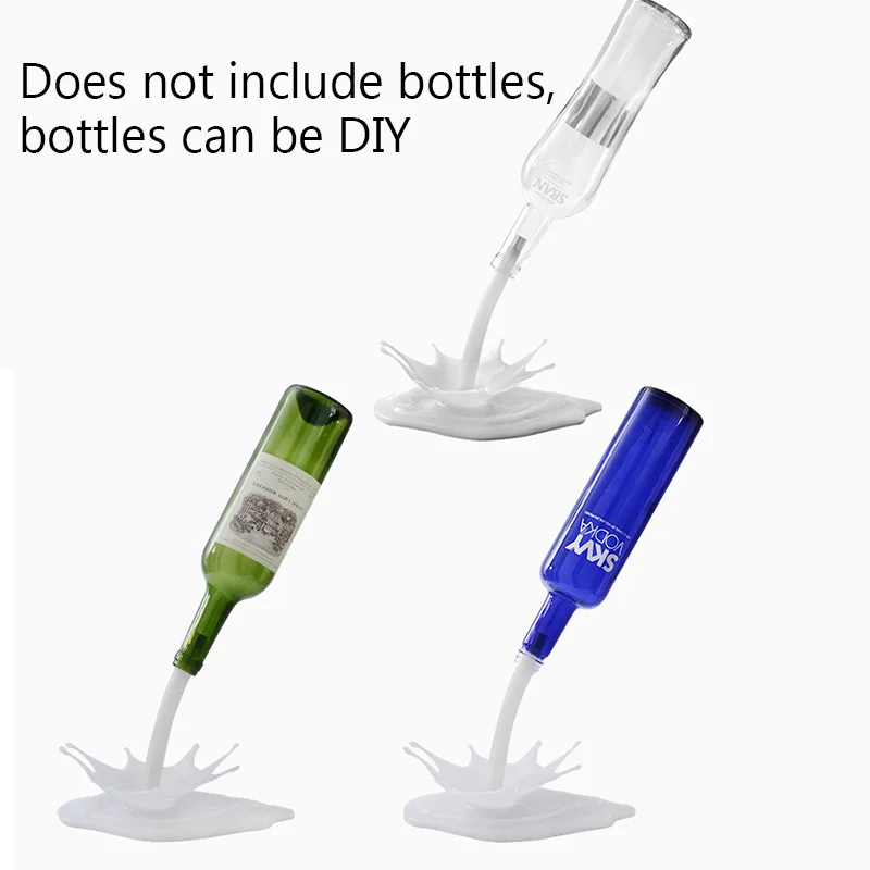 L&aacute;mpara 3D para verter botellas de vino, decoraci&oacute;n de dise&ntilde;o alimentada por USB, iluminaci&oacute;n LED nocturna para Navidad, Bar, fiesta, hogar, regalo-2
