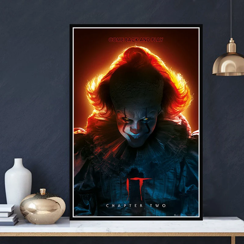 Фотообои с изображением страницы 2 Pennywise фильма ужасов II картина рисунком Картина