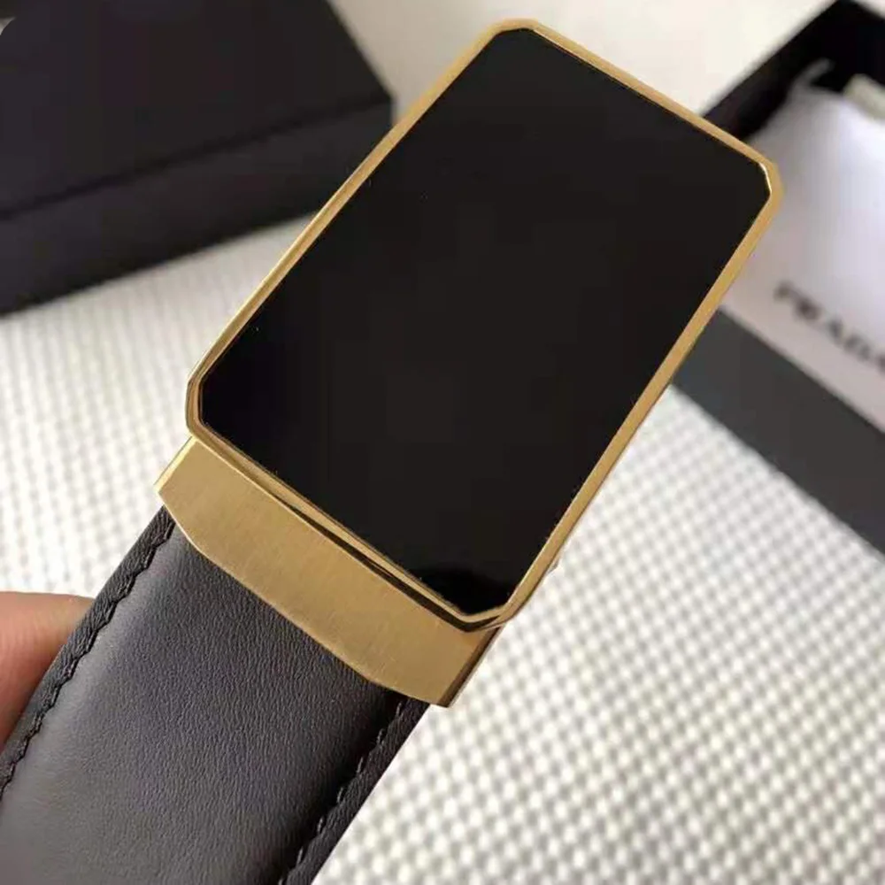 

Top Automatic Belts 3.4Cm Adjustable Genuine Leather For Men Jeans Fashion Luxury Classic Brand Designer Belt Original Box